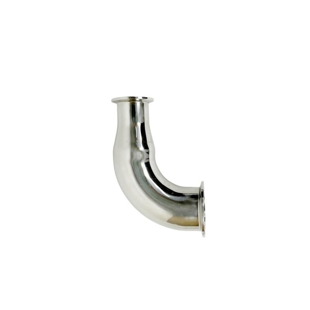 Yjqhody One Color Home Brewing 2 * 1.5 Inch Reducing Elbow Pipe, Tri-Clamp Joint, Sanitary Ss 304 Fitting