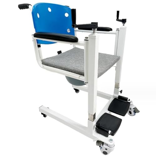 Silla de ruedas elevadora de pacientes,silla de ducha con elevador de transferencia,gruas para personas mayore,Elevador de pacientes con elevación manual,grua enfermos A