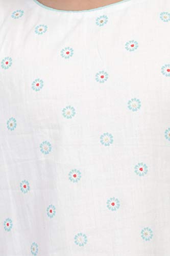 Image of BIBA Girls Cotton Straight Salwar Suit Set