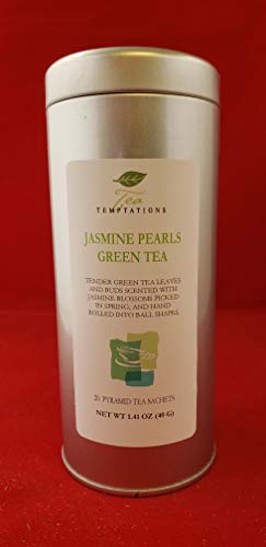 Bolsitas Piramidales de Té Jasmine Pearls (2 Latas) miniatura 1