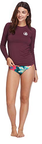 Image of Body Glove Women's Smoothies Sleek Solid Long Sleeve Rashguard with UPF 50+