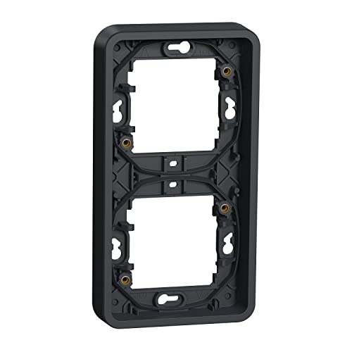 SCHNEIDER MUR34151 Rahmen 2-fach senkrecht - IP55 - IK08 - Mureva Styl grau