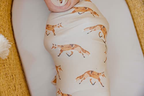 Image of Copper Pearl Swaddle Blankets for Newborns | Soft Stretchy Receiving Blankets for Boys and Girls | Large 46 x 46 Inch Baby Blankets | Lightweight and Breathable Swaddles | Swift