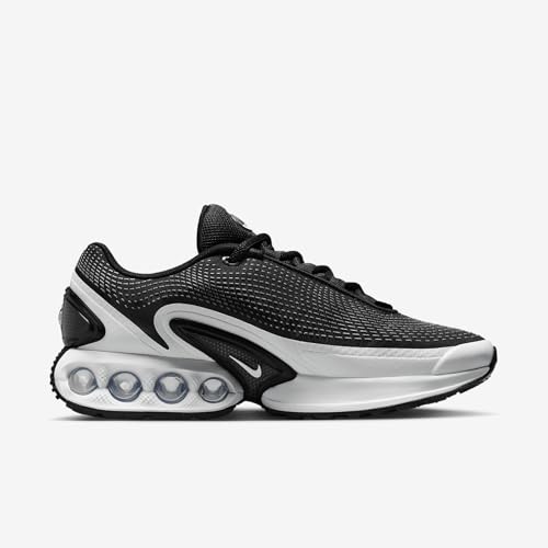 Image of Women's Air Max DN Running Shoes in Black & White by Nike
