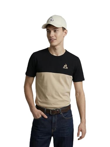 T-Shirt Le Coq Sportif Noel SP Tee SS N°1 M Black/Safari pour Homme