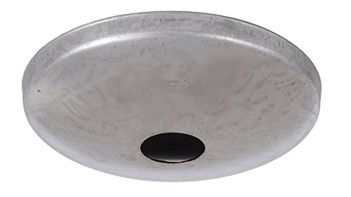 Image of B&P Lamp Unfinished Steel Screw Collar Ceiling Light Canopy Plate