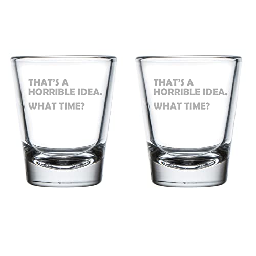 MIP Set of 2 Shot Glasses 1.75oz Shot Glass That's