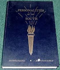 Hardcover PERSONALITIES OF THE SOUTH. 1970. Book