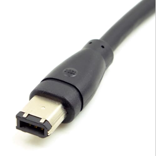 Cable FireWire IEEE 1394B 9 a 6 pines 800 Mbps pack de 2 unidades de 1,8 metros para transferir datos 4