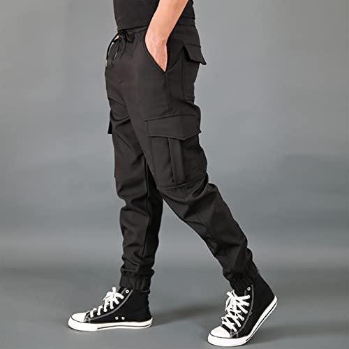 Men's Baggy Cargo Pants with Pockets Tapered Joggers for Athletic Pants Workout, Jogging, Running, M-6XL3