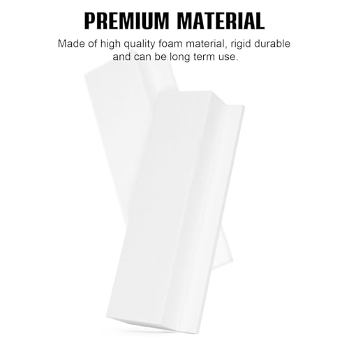 Image of Insulation Foam Block 2 Pack, for U-Shape Window Air Conditioner Units with Foam Strip, Stop Cold Drafts Air Leak, Compatible with Midea and Danby Insulation Panels Window Seal Kit, White