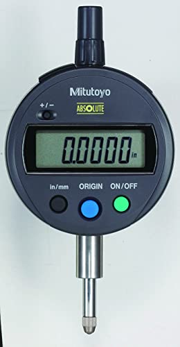 Mitutoyo 543-783 Absolute Digimatic Indicator, Id-S-Type, Lug Back, #4-48 Unf Thread, 3/8" Stem Dia., 0-0.5" Range, 0.0005" Resolution, +/-0.0008" Accuracy, Meets Ip42 Specifications #TOP1