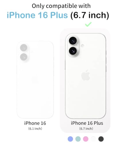 Coque iPhone 16 Plus clématite bleue cadeau idéal fille
