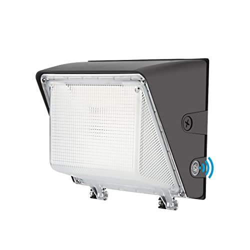 Xbuyee 80W Led Wall Pack With Photocell, 120Lm/W 5000K Daylight 100-277V Ip65, Dusk To Dawn Outdoor Lighting Fixture Commercial Grade Led Wall Lights, Power Selectable 40W/60W/80W #TOP18
