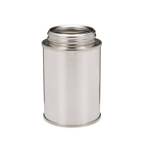 4oz Metal Glue Pot Silver