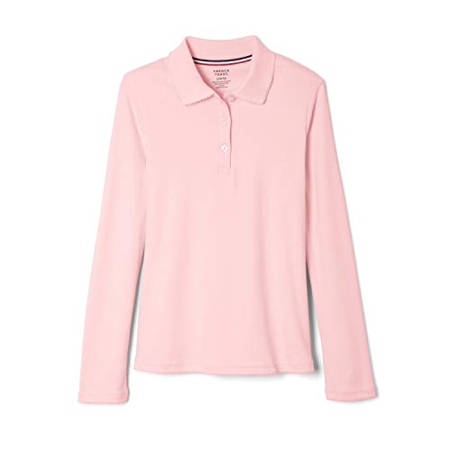 French Toast SA9424 Girls Long Sleeve With Picot Collar (Standard & Plus) School Uniform Polo Shirt thumb #5
