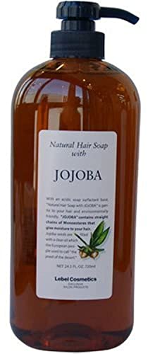 Lebel Cosmetics | Shampoo | Natural Hair Soap with Jojoba Shampoo 720ml (Japan Import)