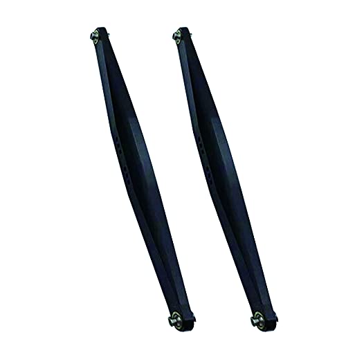 Aluminum Alloy RC Rear Trailing Arms Lower Linkage, Rear Lower Suspension Link for Traxxas UDR 1/7 RC Unlimited Desert Racer(Black)