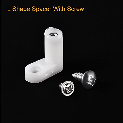 Entretoise PCB en L plastique uxcell support de circuit imprimé 2,5 cm isolant - 4