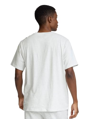 Champion Men's Classic Short Sleeve T-Shirt, Standard Fit, Midweight 100% Cotton, Available in Regular and Big & Tall, Platinum Silver Heather, XX-Large Tall - image 2