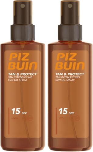 PIZ BUIN Protector Solar Líquido en Spray SPF15, Tan &