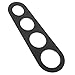 Mikikit 4 Sovrano Di Pasta Dosatore Per Spaghetti in Acciaio Inox Gadget Da Cucina Di Pasta Misuratore Di Spaghetti Misura Spaghetti Accessori Per Pasta Nero Acciaio Inossidabile immagine