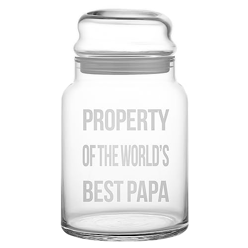Let's Make Memories Personalized Variety Glass Candy Jars - Any Message Design, Block Font