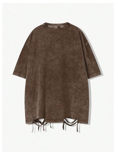 Men's Vintage Graphic Tees Crew Neck Distressed Grunge Tops Oversized Washed Ripped Graphic T Shirts2