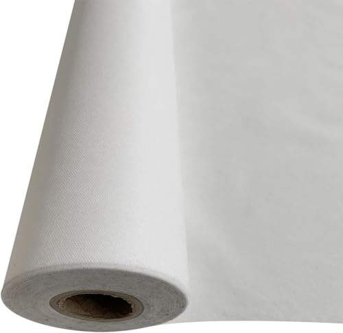 EU Fabrics - FIRE Retardant Upholstery Base Lining Fabric COROVIN 70g Beds Sofas Headboards – Spunbond Cloth - Breathable – Automotive – Medical (White - 5 Meter X 147CM)