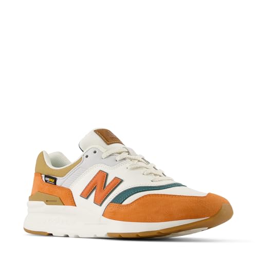 New Balance Men's 997H V1 Sneaker, Sea Salt/Infield Clay/New Spruce, 10.5