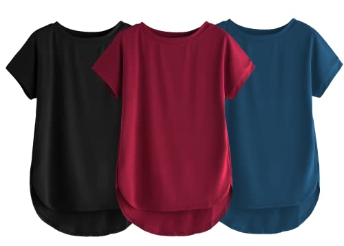 Image of Fabricorn Stylish Plain Up and Down Cotton Tshirt for Women