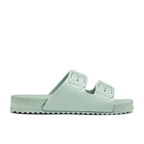 Image of ASIAN Femina-15 Women's Slippers | Ultra-Soft Cushion, Trendy Dual Buckle Design & Lightweight Slides for Girls | Perfect for Home, Travel, & Daily Comfort