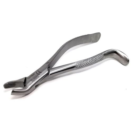 IMEDS Dental Extracting Forceps #18L with Serrated Beaks Upper Lower Left Molar Tooth Extraction German Stainless Steel Professional Tools for Dentist Student Training