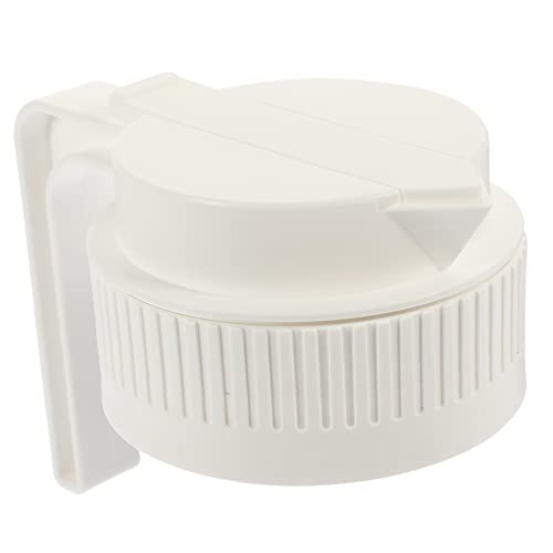 KICHOUSE Mason Jar Pour Spout Lids With Handle Regular Mouth Jar Lids Reusable Canning Lid Syrup Dispenser Mason Bottle Lid Mason Can Lids Jar Protection Cover