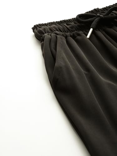Image of Aarika Womens Casual Wear Black Colour Solid Crep Cargo Pant