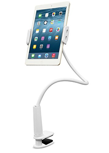 Aduro Solid-Grip iPad Stand Holder 360 Adjustable Universal Gooseneck Lazy Tablet Stand