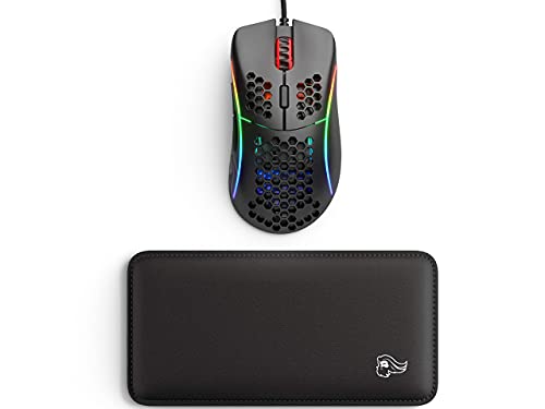 Glorious Model D, Matte Black (GD-Black) + Glorious Gaming Mouse Wrist Pad/Rest (Black)
