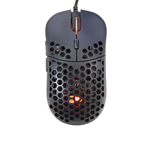 Souris gaming 10000 DPI Simpletek noire pour illuminer vos sessions nocturnes