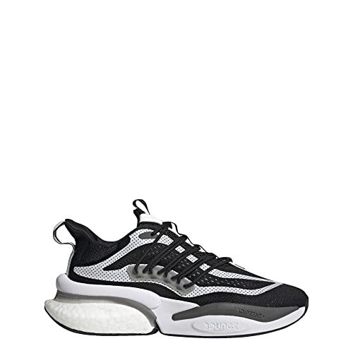 Image of Adidas Mens Alphaboost Knit Performance Running ShoesRunning Shoe