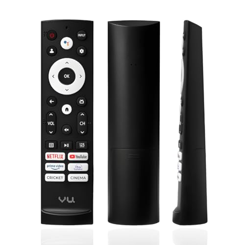 K2 Remotes Fit for VU Cinema GloLED 4k Smart LED Google TV Remote Control Non-Voice Original with Hotstar, Prime, YouTube OTT Hotkeys Remote Controller K2 Remotes Fit for VU Cinema GloLED 4k Smart LED Google TV Remote Control Non-Voice Original with Hotstar, Prime, YouTube OTT Hotkeys Remote Controller