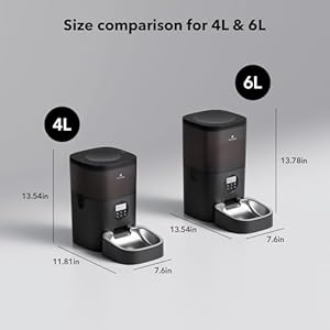 Petlibroautomaticdogfeeder6ldogfooddispenserwithtimerinteractivevoicerecorderautodogfeederwithdesiccantbag14mealsdryfoodblacktransparent Urban Country Home Decor Petlibro automatic dog feeder 6l dog food dispenser with timer interactive voice recorder auto dog feeder with desiccant bag 1 4 meals dry food black transparent urban country home decor