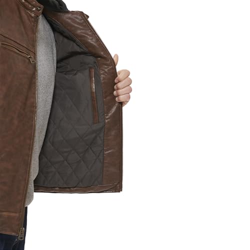 Image of Levi's Men's Faux Leather Racer Jacket