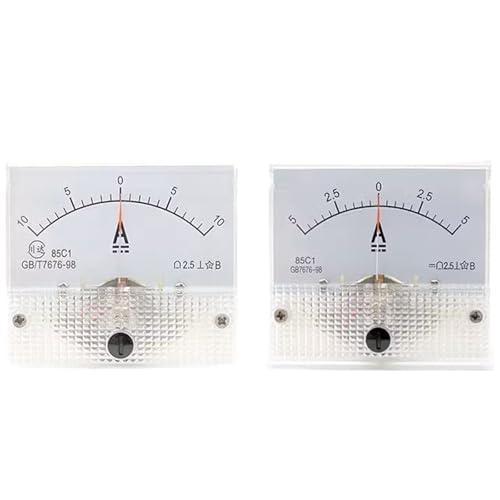 Ampèremètre analogique 85C1-A DC 2A pour mesure précise du courant