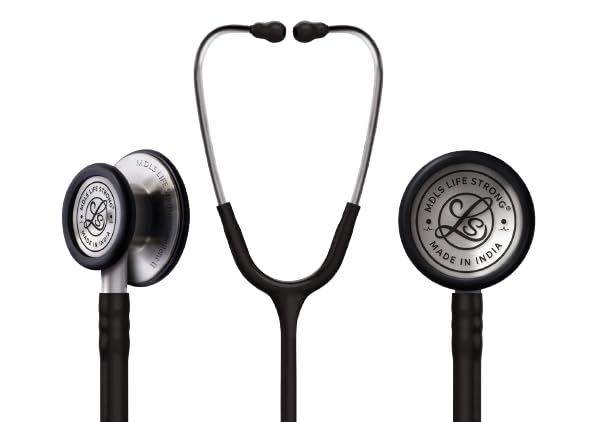 MDLS LIFE STRONG Excellent lll Stainless Steel Finished Dual Side For Doctors/Students/Nurse Acoustic Stethoscope (Black) (B0CH3N6B6V) Amazon Price History, Amazon Price Tracker