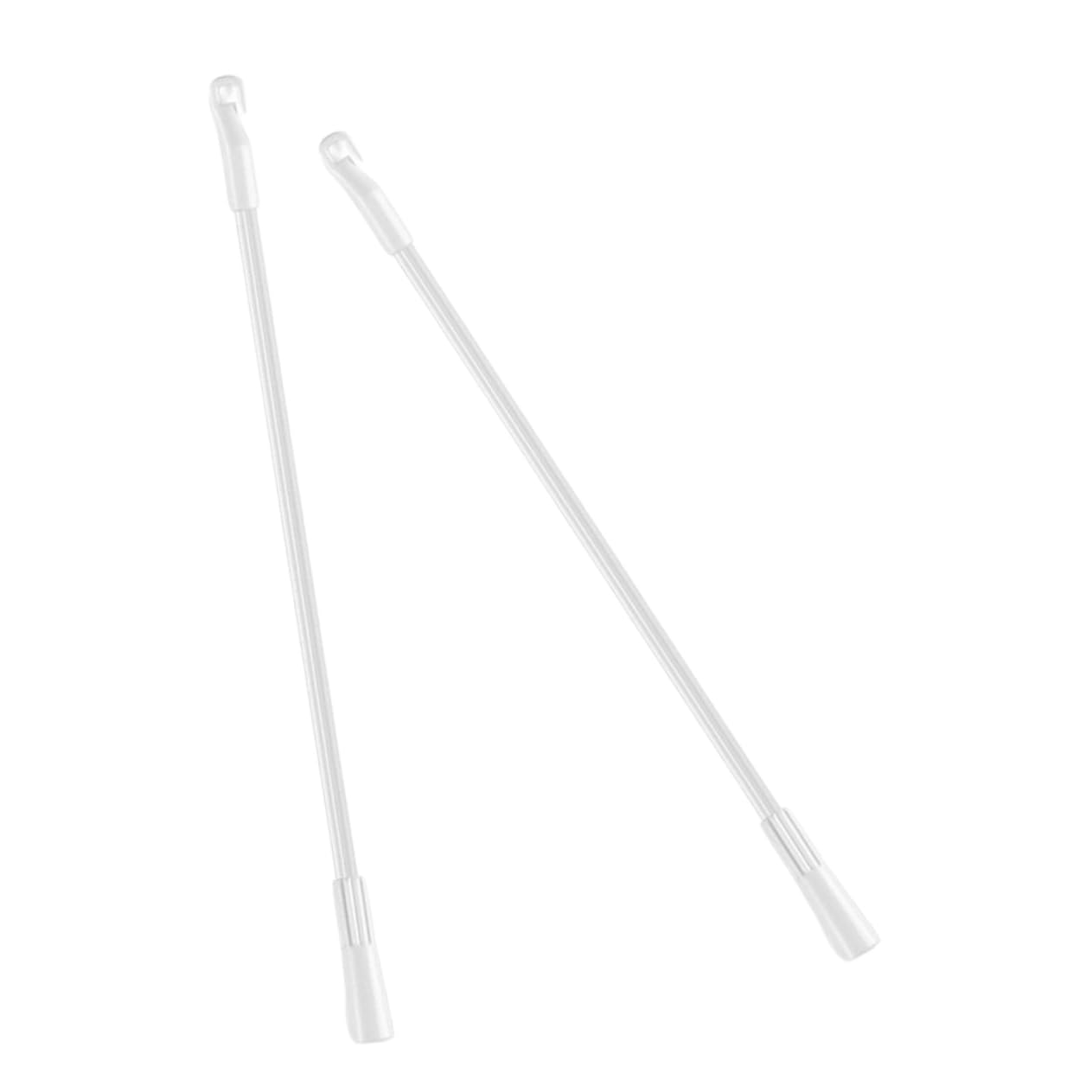 Cabilock 2pcs Blinds Replacement Parts Curtain Rods Hooks Vertical Blinds Pull Rods for Home Office Use Easy to Shutters