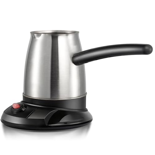 Image of 500Ml Electric Turkish Coffee Pot Stainless Steel for Kitchen Cafe HouseholdHome & Garden|Kitchen, Dining & Bar|Small Kitchen Appliances|Coffee & Tea Makers|Percolators & Moka Pots