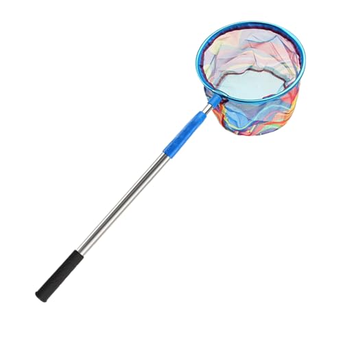 Kustimantu Red de pesca extensible para ranas, con mango antideslizante, para actividades al aire libre