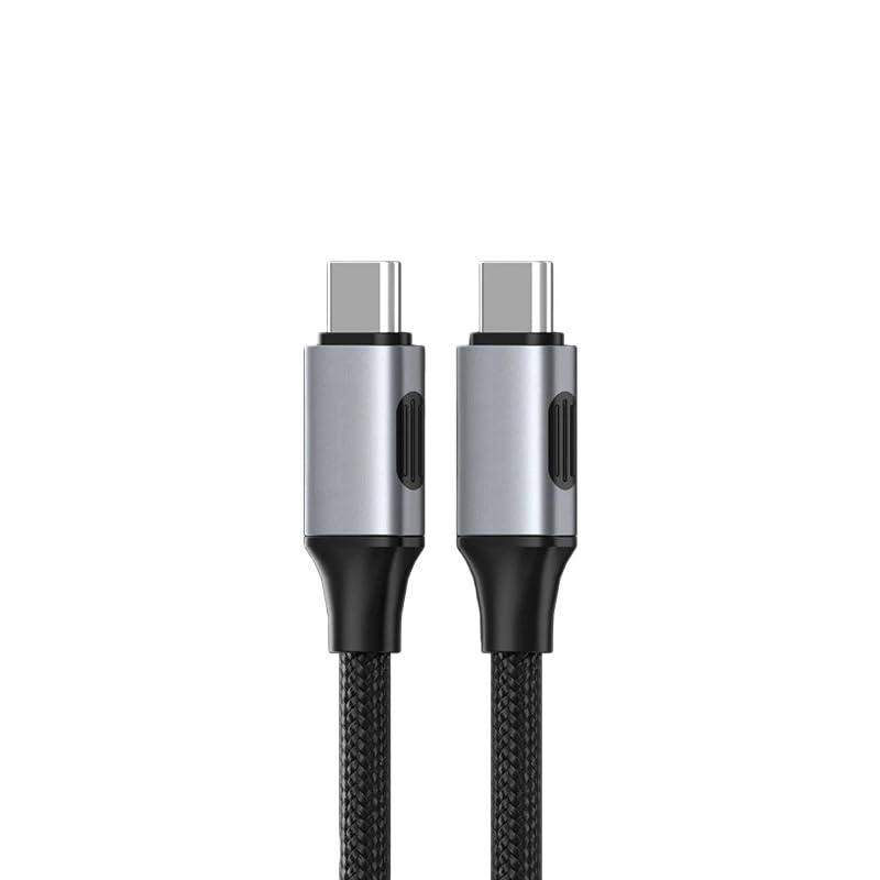 Cavo USB 4 a USB C ultra morbido 240 W 80 Gbps ad alta velocità cavo 8K compatibile con (0,5 m 80G e 8K)
