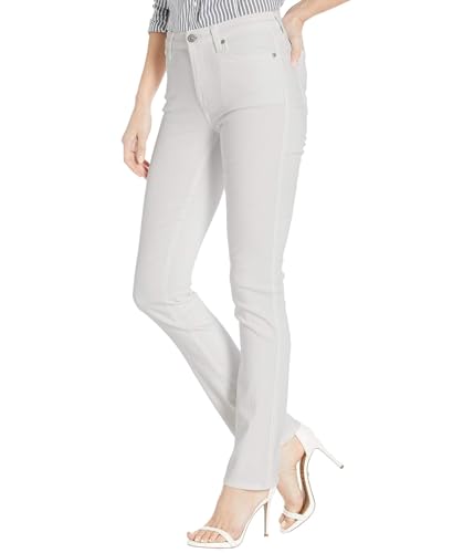 7 For All Mankind Kimmie Straight in Slim Illusion White2