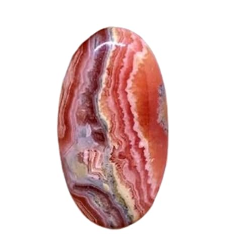 Pierre de rhodochrosite fine ovale pour bague et pendentif fait main